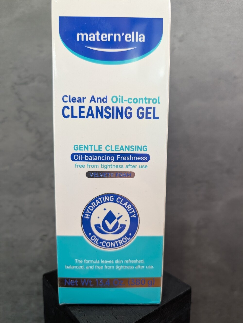 Matern'ella Clear Oil Control Cleansing Gel 13.4 oz Velvety Foam Cleanser